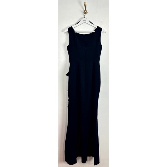 ELIZA J Ruffle Front Gown in Navy Size US 2 - Picture 8 of 12
